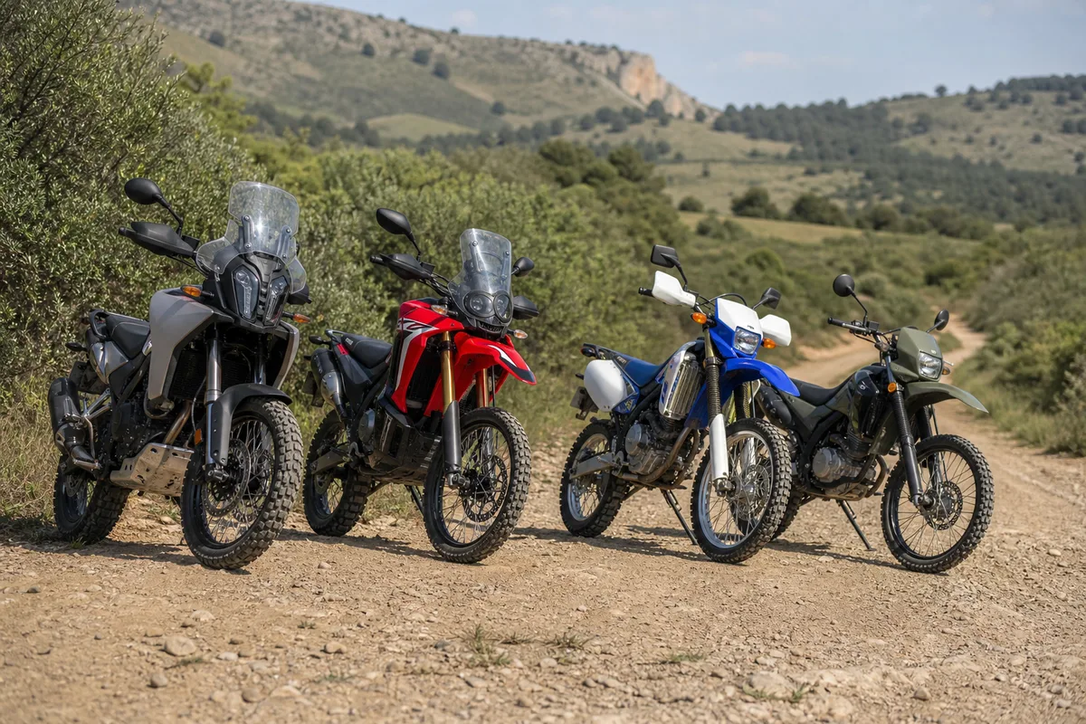 Comparatif moto trail : quel modèle choisir par cylindrée
