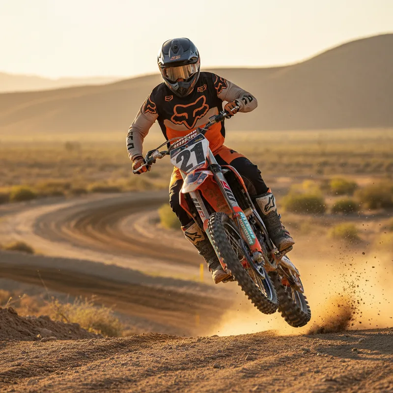 Équipement moto cross Fox : tenue complète, casque et protections